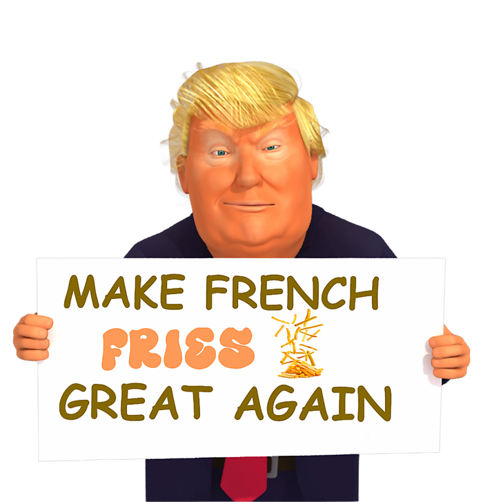 Trump Funny Make French Fries Great Again 2024Trump Vance Women's T-Shirt