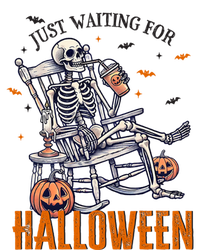 Just Waiting For Halloween Skeleton Halloween Party Matching Gift T-Shirt