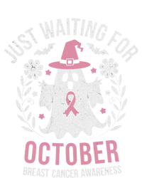 Just Waiting For October Breast Cancer Awareness Halloween Gift Premium Hoodie