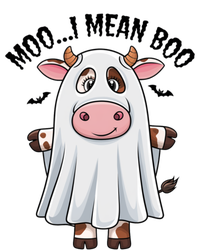 Moo I Mean Boo Ghost Cow Funny Halloween Costume Cow Farm Great Gift Tall T-Shirt