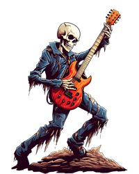 Skeleton Playing Guitar Rock And Roll Skeleton Hand Gift T-Shirt