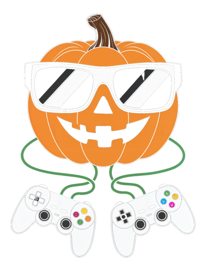 Pumpkin Gamer Halloween Video Game Gaming Controller Funny Gift Full Zip Hoodie