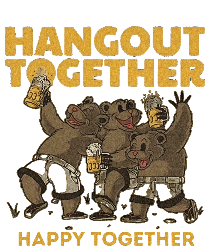 Funny Hangout Together Happy Together With Trump 25L Jumbo Tote