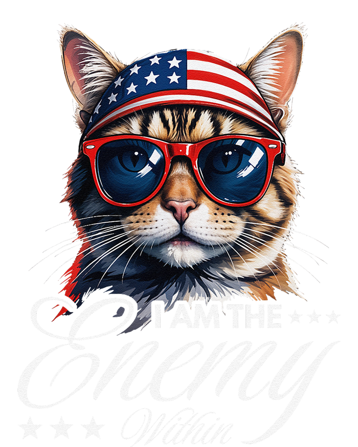 I Am The Enemy Within Cat Ladies Kamala Harris 2024 Merch T-Shirt