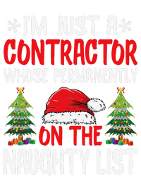 IM Just A Contractor Whose On The Naughty List Christmas Toddler Hoodie