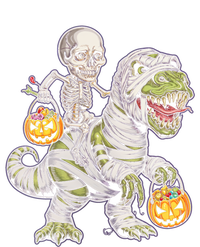 Skeleton Dinosaur Mummy Halloween Pumpkin Trick Treat Gift Sweatshirt