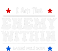 I Am The Enemy Withinharris Walz 2024 Groovy Premium Hoodie