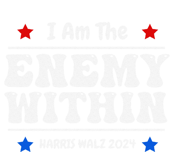 I Am The Enemy Withinharris Walz 2024 Groovy Premium Hoodie