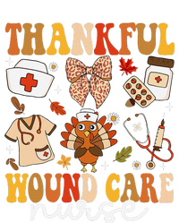 Thankful Wound Care Nurse Thanksgiving Fall Autumn Nurse T-Shirt