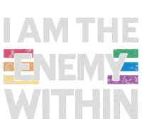 I Am The Enemy Within Lgbt Pride Gay Kamala Harris Merch Women's Strappy Tank