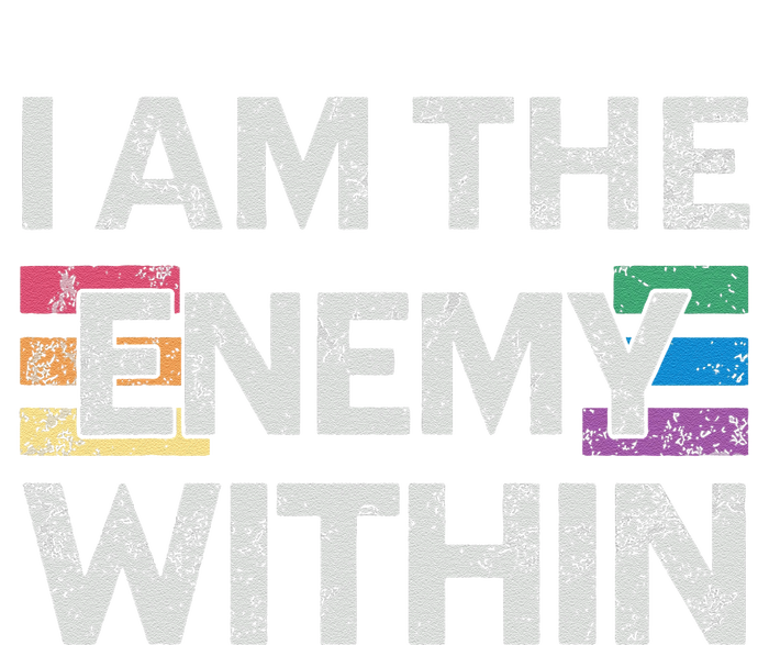 I Am The Enemy Within Lgbt Pride Gay Kamala Harris Merch Women's Strappy Tank