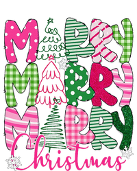 Merry Christmas Tree Lights Pin.K Plaid Christmas Vibes Women V-Neck T-Shirt