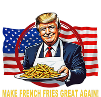 Trump Funny Make Fries Great Again Valucap Bio-Washed Visor