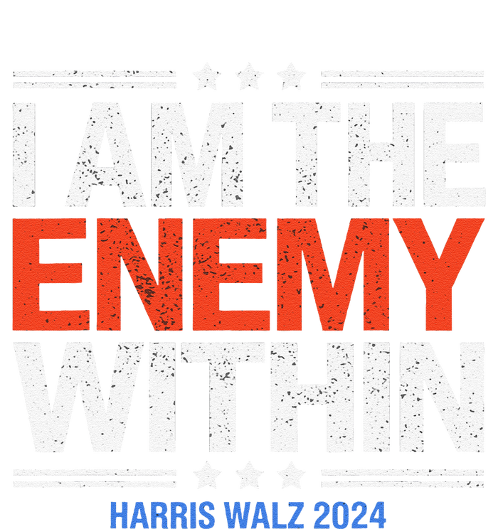 I Am The Enemy Within Harris Walz 2024 Daily Commute Backpack