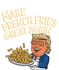 Donald Trump 2024 French Fry Make French Fries Great Again Toddler Zip Fleece Hoodie