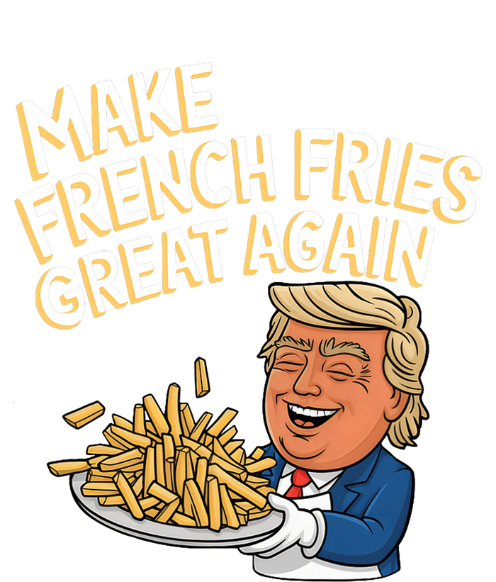 Donald Trump 2024 French Fry Make French Fries Great Again Toddler Zip Fleece Hoodie