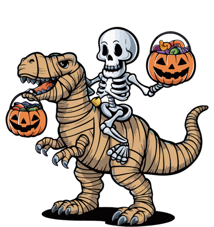 Skeleton Pumpkin Mummy Dinosaur Gift T-Shirt