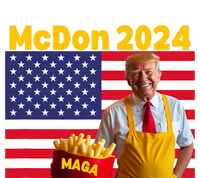 Mcdon 2024 Funny Donald Trump French Fry Cooking Fries Button