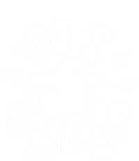 So I Creep Halloween Gift Funny Ghost Cute Spooky Season Gift T-Shirt