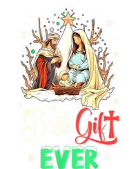 Christian Best Ever Christmas Cool Jesus Nativity Scene Xmas Gift Women's Long Sleeve Flannel Pajama Set 