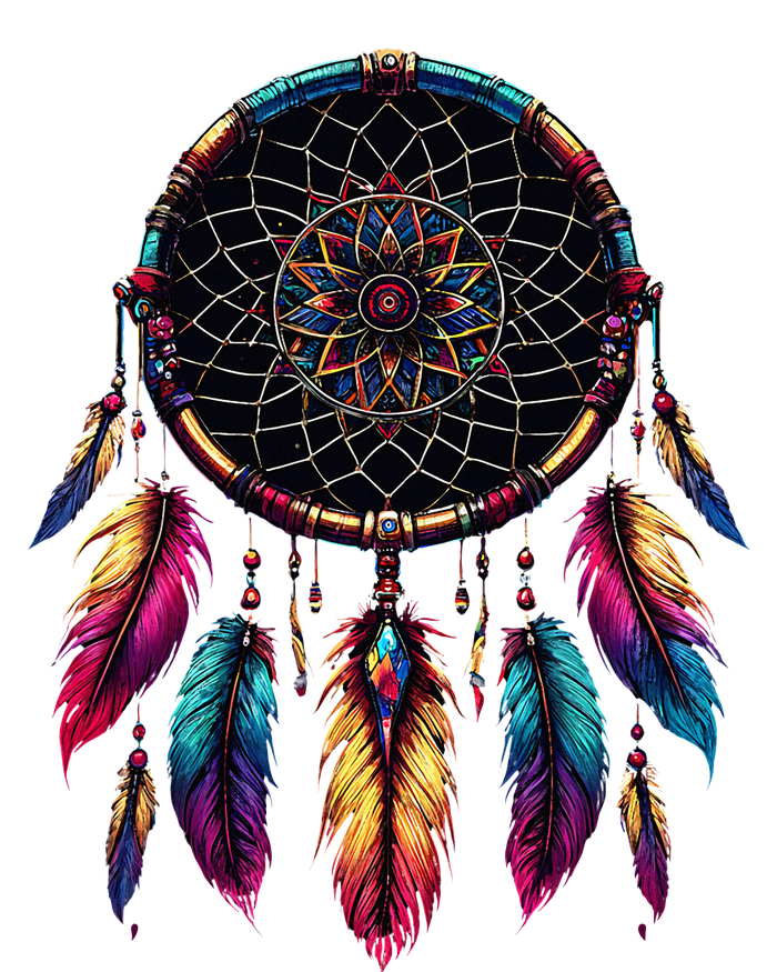 Colorful Dreamcatcher Feather Native American Indian Art Daily Commute Backpack