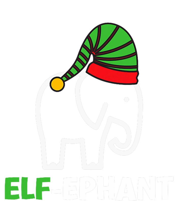 Elephants Christmas Funny Elfephant Elf Elephant Xmas T-Shirt