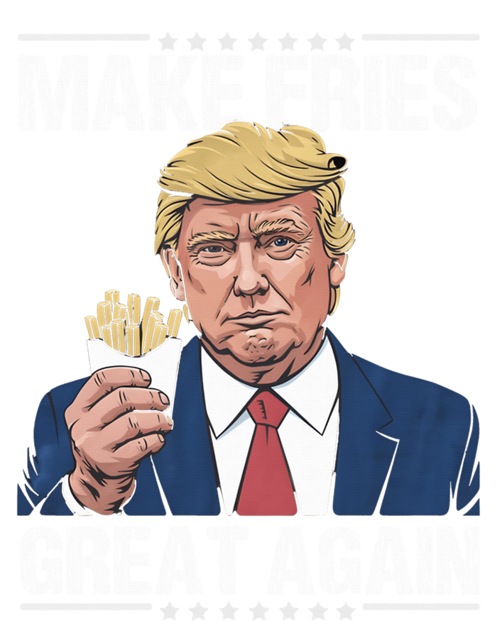 Donald Trump 2024 French Fry Make French Fries Great Again Bumper Sticker