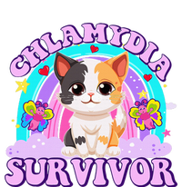 Chlamydia Survivor Funny Cat Sarcastic Inappropriate Drawstring Bag