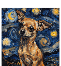 Chihuahua Van Gogh Starry Night Softstyle Adult Sport Polo