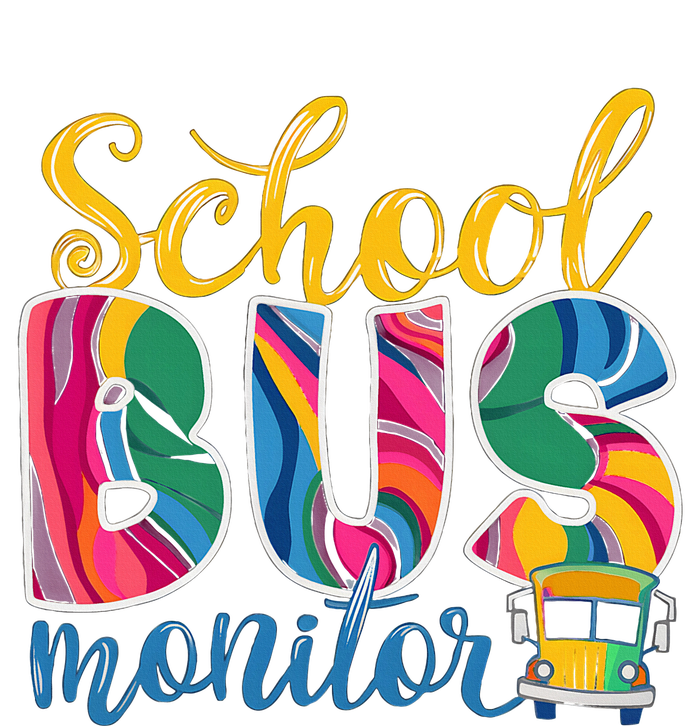 Cute School Bus Monitor Insulated Varsity Jacket