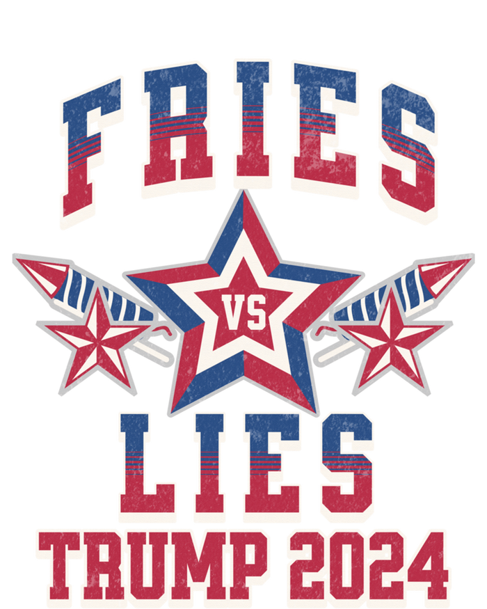 Fries Vs Lies Trump 2024 French Fries Trump Vance 2024 T-Shirt