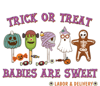 Trick Or Treat Are Sweet Labor And Delivery Halloween Cute Gift Women's V-Neck T-Shirt