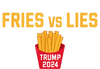 Fries Vs Lies Trump 2024 Trump 2024 Fries Vs Lies Usa Presidet Voting Short Acrylic Beanie