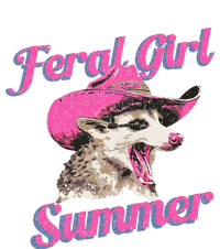 Feral Girl Summer Retro Possum Funny Meme Metallic Star Ornament