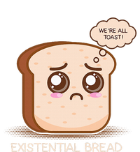 Existential Bread Funny Cute Kawaii Existential Dread Wool Snapback Cap