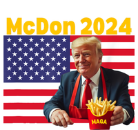 Mcdon 2024 Funny Donald Trump French Fry Cooking Fries Tie-Dye T-Shirt