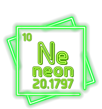 Neon Element Chemistry Periodic Table Science Nerd T-Shirt