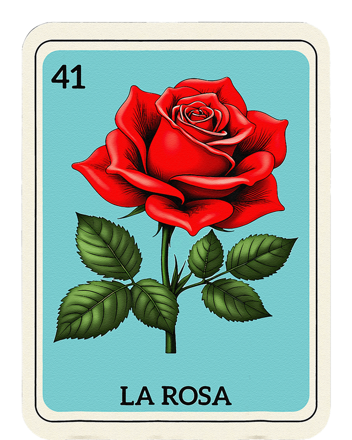 La Rosa Mexican Lottery Card Game Gift Women's Racerback Tank