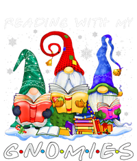 Reading With My Gnomies Book Lover Reading Lovers Christmas T-Shirt