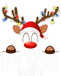 SantaS Hot Daddy Reindeer Funny Xmas Matching Pjs T-Shirt