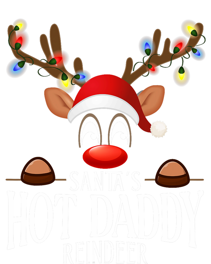 SantaS Hot Daddy Reindeer Funny Xmas Matching Pjs T-Shirt