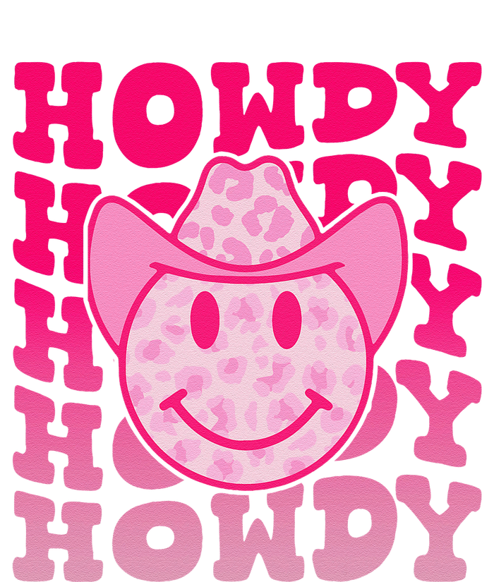 Western Country Cow Howdy Leopard Smile Face Cowgirl Rodeo Gift Toddler T-Shirt