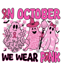 We Wear In October Breast Cancer Boo Ghosts Halloween Great Gift Tie Dye Hoodie