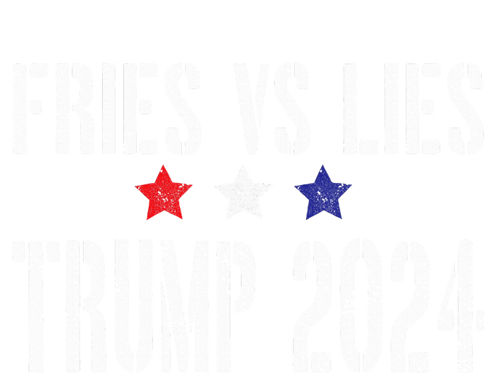 Fries Vs Lies Trump 2024 French Fries Trump Vance 2024 Tie-Dye T-Shirt