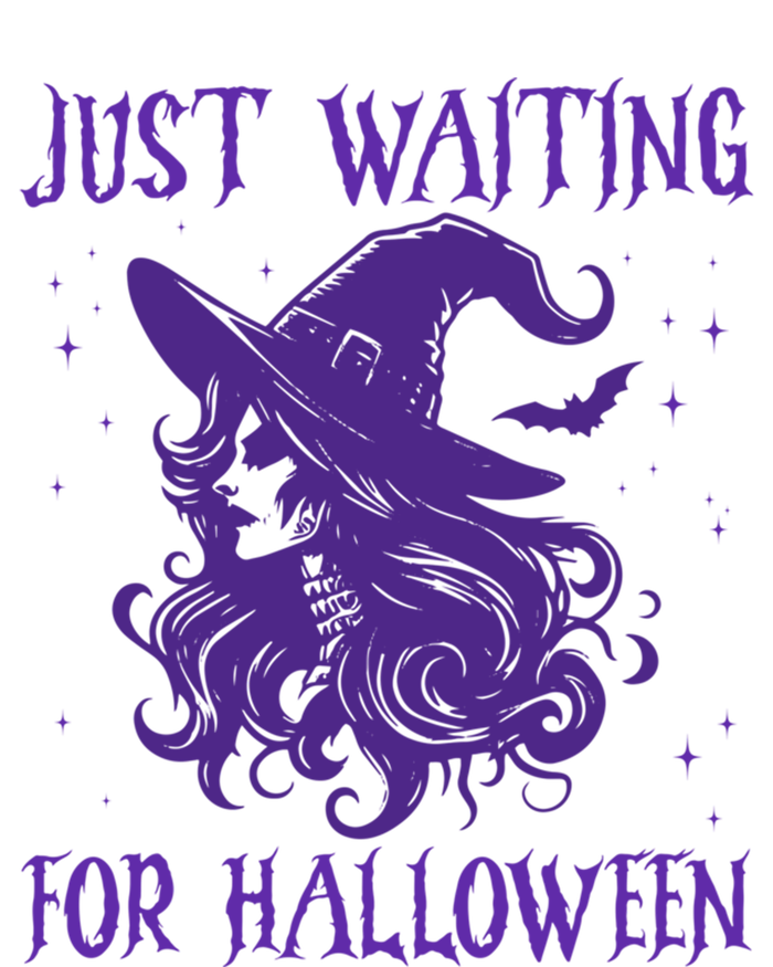 Witch Just Waiting For Halloween 2024 Funny Gift Ladies Essential Tank