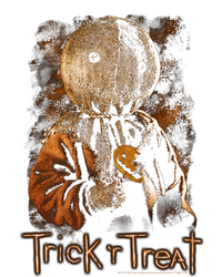 Trick R Treat Sucker Gift Striped Beanie with Solid Band