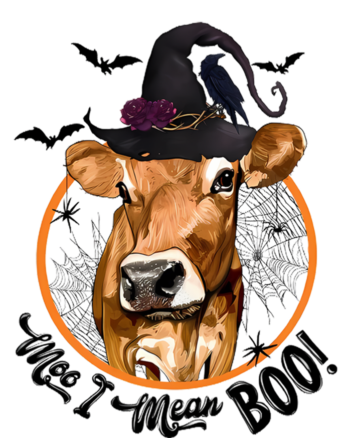 Witch Cow Moo I Mean Boo Halloween Funny Cow Lover Cute Gift Sustainable Beanie