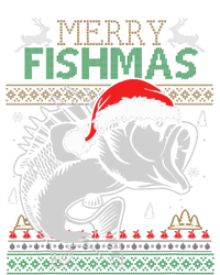 Merry Fishmas Funny Merry Christmas Fishing Lover Sustainable Bucket Hat