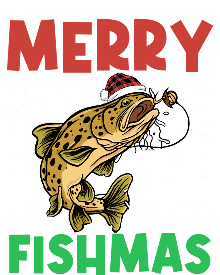 Merry Fishmas For Fisher – Xmas Christmas Fishing Long Sleeve Performance Sprint T-Shirt