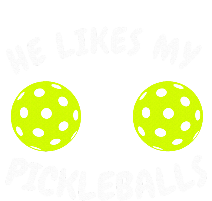 He Likes My Pickleballs Couple Pickleball Matching Zip Tote Bag